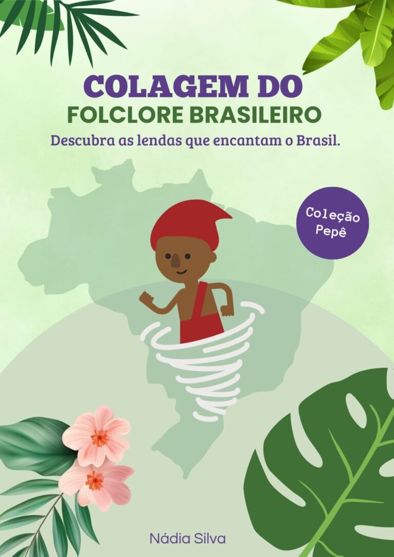 Atividades de folclore brasileiro para imprimir - capa do ebook com o Pepê