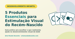 "Cinco produtos de estimulação visual em alto contraste para bebês recém-nascidos"