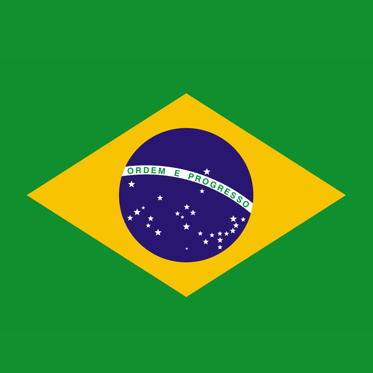 Bandeira do Brasil colorida, link para o material Aprenda as Cores com Pepê