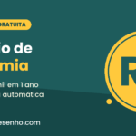 Banner do Desafio de Economia — junte R$ 10 mil em 1 ano
