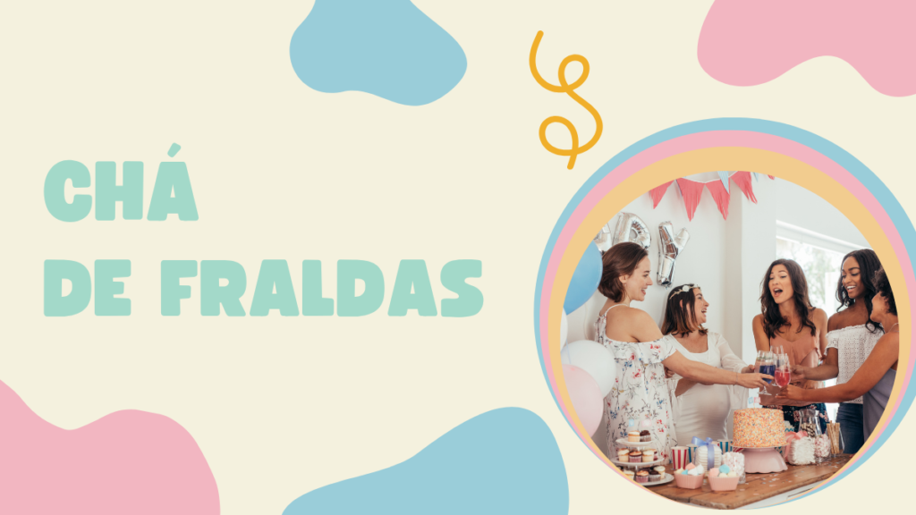 Imagem de um chá de fraldas com diversas pessoas