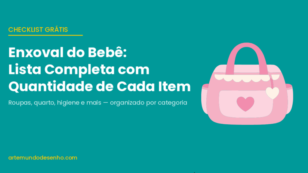 imagem com mala de enxoval de bebê