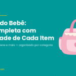 imagem com mala de enxoval de bebê