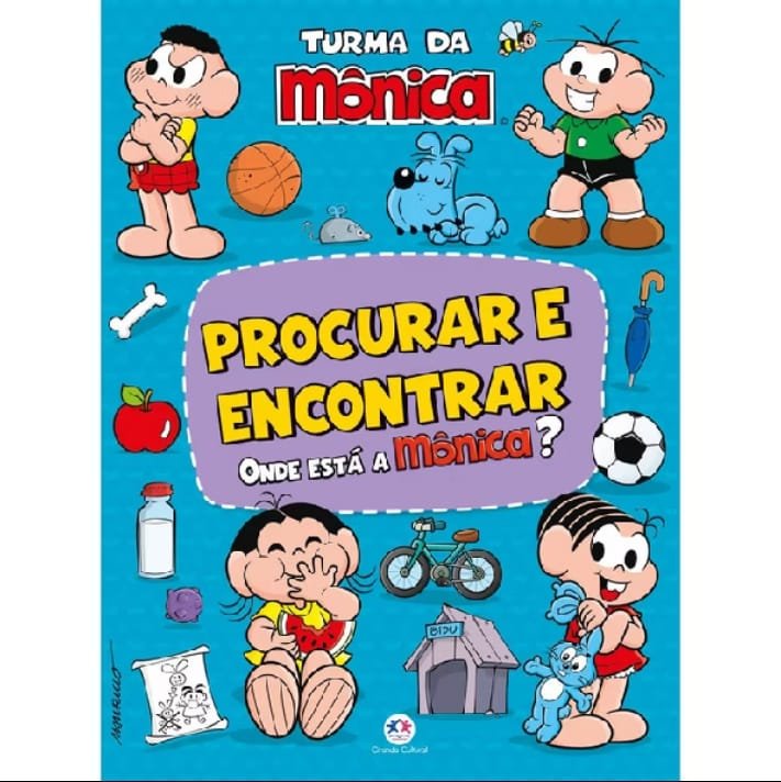 Livro Turma da Mônica Procurar e Encontrar