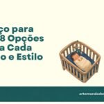 Berço para bebê: 8 opções para cada espaço e estilo, com o Pepê e um bebê dormindo em um berço