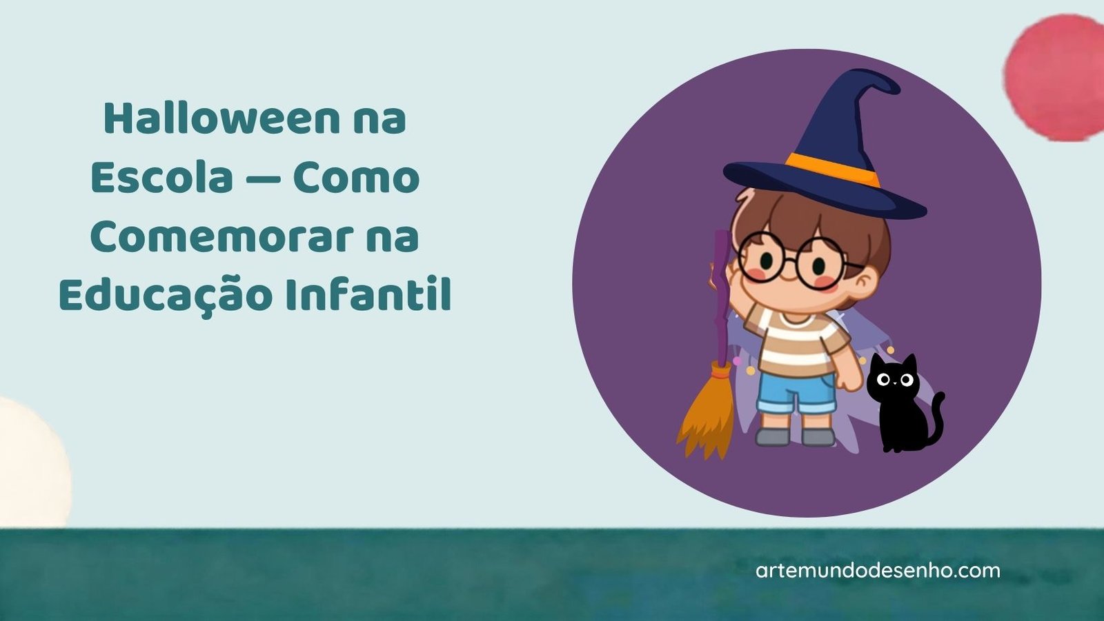 Pepê fantasiado de bruxinho comemorando o Halloween na educação infantil