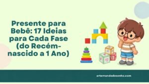 Presente para bebê: 17 ideias para cada fase, com o Pepê e brinquedos de blocos e argolas