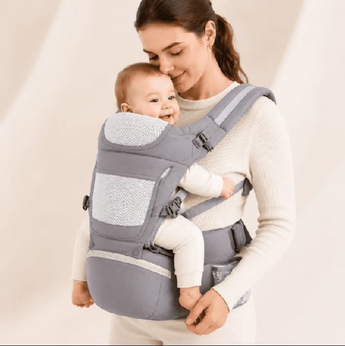 Banco de cintura canguru para bebê com bolsa estilo 3 em 1