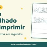 Nome pontilhado para imprimir